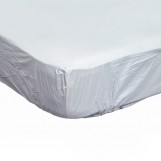 Mabis - DMI Contoured Plastic Mattress Protector For Home Beds - Queen