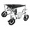 Go Cart Light Weight Transport Wheelchair with Swing-away Footrest