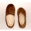 Men's Slipper Suede Fleece Brown