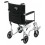 Go Cart Light Weight Transport Wheelchair with Swing-away Footrest