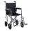 Go Cart Light Weight Transport Wheelchair with Swing-away Footrest 17"