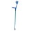 Euro Style Light Weight Blue Forearm Walking Crutch