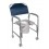 Lightweight Portable Shower Chair Commode with Casters