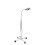 Goose Neck Exam Lamp with Dome Style Shade and Mobile Base