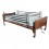 Multi Height Manual Hospital Bed with Full Rails and Innerspring Mattress