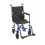 Lightweight Blue Transport Wheelchair