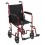 Lightweight Red Transport Wheelchair