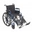 Blue Streak Wheelchair with Flip Back Desk Arms and Elevating Leg Rests