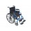 Blue Streak Wheelchair with Flip Back Desk Arms and Swing Away Footrest