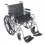 Chrome Sport Wheelchair with Detachable Desk Arms and Swing Away Footrest
