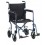 17"Flyweight Lightweight Blue Transport Wheelchair