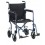 19" Flyweight Lightweight Blue Transport Wheelchair