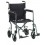19" Flyweight Lightweight Green Transport Wheelchair