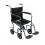 Flyweight Lightweight Blue Transport Wheelchair with Removable Wheels