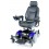 Blue Intrepid Mid-Wheel Power Wheelchair with Captain Seat