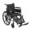 Cruiser III Light Weight Wheelchair with Flip Back Removable Full Arms and Elevating Leg Rest