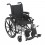 Viper Wheelchair with Flip Back Removable Desk Arms and Elevating Leg Rest