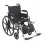 Viper Wheelchair with Flip Back Removable Adjustable Desk Arms and Elevating Leg Rest