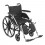 Viper Wheelchair with Flip Back Removable Full Arms and Elevating Leg Rest