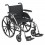 Viper Wheelchair with Flip Back Removable Full Arms and Swing Away Footrest