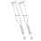 Tall Adult Walking Crutches with Underarm Pad and Handgrip