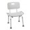 Grey Bathroom Safety Shower Tub Bench Chair with Back