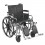 Sentra Extra Heavy Duty Wheelchair with Detachable Desk Arms and Elevating Leg Rest