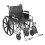 Sentra EC Heavy Duty Wheelchair with Detachable Desk Arms and Elevating Leg Rest