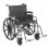 Sentra Extra Heavy Duty Wheelchair with Detachable Desk Arms and Swing Away Footrest