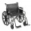 Sentra EC Heavy Duty Wheelchair with Detachable Desk Arms and Swing Away Footrest