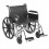 Sentra EC Heavy Duty Wheelchair with Detachable Full Arms and Swing Away Footrest