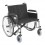 Sentra EC Heavy Duty Extra Wide Wheelchair with Detachable Full Arms