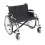 Sentra EC Heavy Duty Extra Wide Wheelchair with Detachable Desk Arms