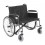Sentra EC Heavy Duty Extra Wide Wheelchair with Detachable Full Arms