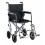 Go Cart Light Weight Steel Transport Wheelchair with Swing Away Footrest