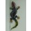 Bovano Enamel Wall Art Home Decor Large Purple Gecko