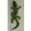 Bovano Enamel Wall Art Home Decor Large Green Gecko