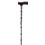 Lightweight Adjustable Computer Plaid Folding Cane with T Handle