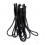 Wrist Strap With Elastic Loop 10/ Bag - Black