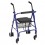 Aluminum Rollator with Weight-Activated Brakes