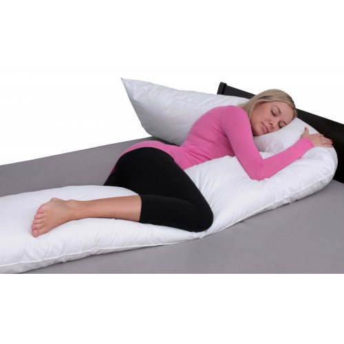 DeluxeComfort Wrap Around Pillow White