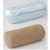 Cervical Neck Roll Pillow Case - White Cotton