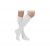 Activa Therapeutic Mens Ribbed Dress Socks 15 20 mmHg  White