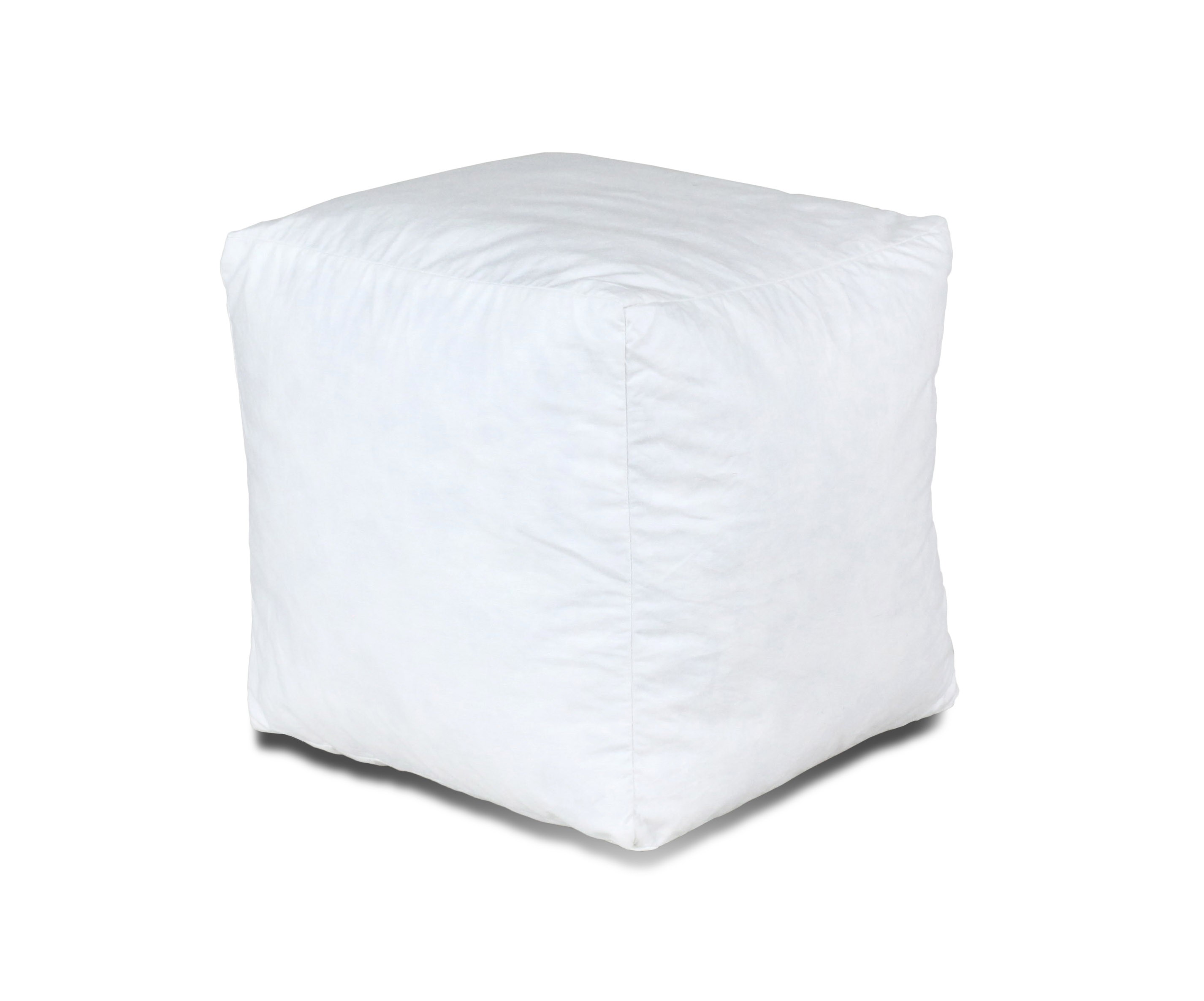 Cotton Covered Cube Pillow Insert 8 x 8 x 8